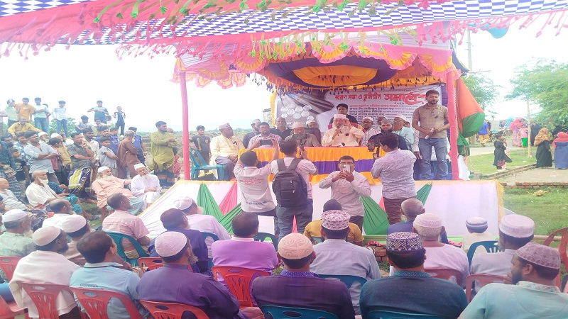 সাতক্ষীরায় শহীদ জায়েদার শাহাদাত বার্ষিকীতে ভূমিহীন সমাবেশ অনুষ্ঠিত